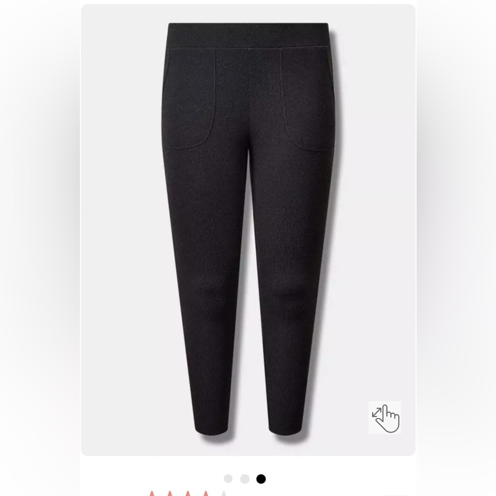 Torrid Full length signature waist brushed ribbed pocket leggings